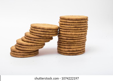 The Latest Marie Biscuit With A White Background