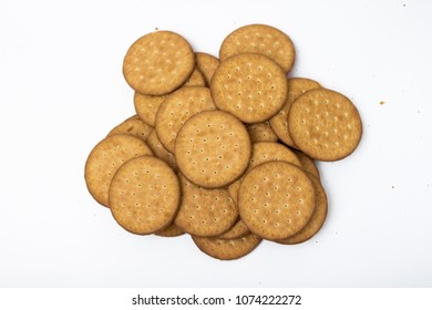 The Latest Marie Biscuit With A White Background