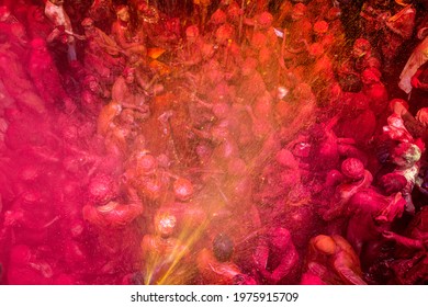 Lathmar Holi in Barsana Festival of Colours across India  - Shutterstock ID 1975915709