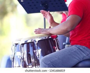 Latin Conga Drum Player