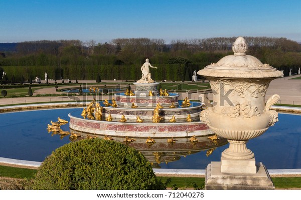 Latona Fountain Garden Versailles France Garden Stockfoto Jetzt
