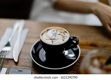 Latte Art - Face With Mustache