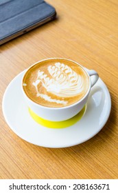 Latte coffee