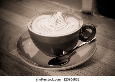 Latte and Spoon, Coffee Cup - Powered by Shutterstock