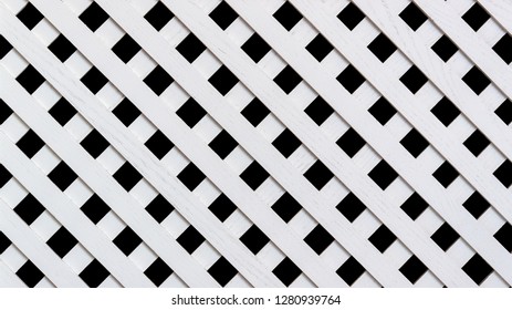 Lattice.white Wooden Lattice.