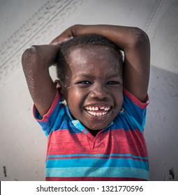 Laughing African Little Boy