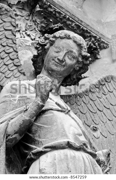 Laughing Angel Rheims Cathedral France Stock Photo 8547259 | Shutterstock