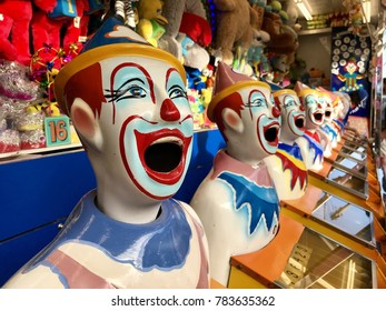 Laughing Clowns At Side Show Alley