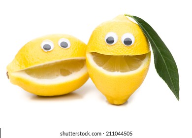 Laughing lemons - 2 unequal siblings