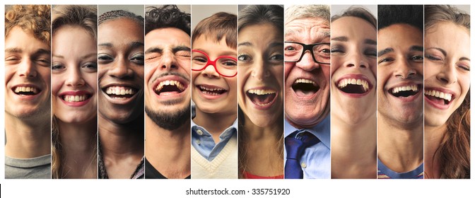 Laughing people