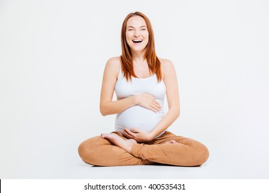 Pregnant Sitting On Floor Images Stock Photos Vectors