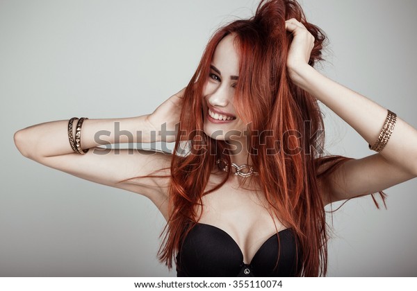 Hot Busty Red Head