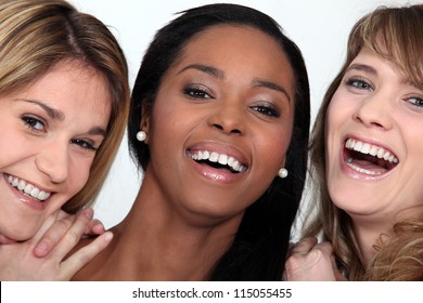 Laughing Young Women