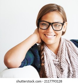 Laughter And Relaxation. Shot Of A Stylish Young Woman Laughing.