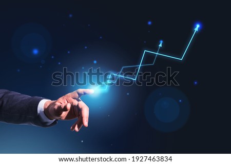 Similar – Image, Stock Photo Arrow up Education