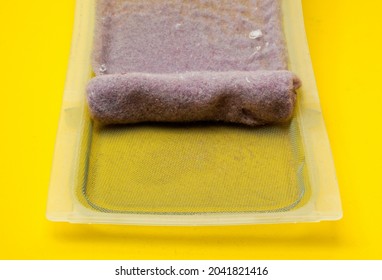 Laundry Lint Trap Or Screen On Yellow