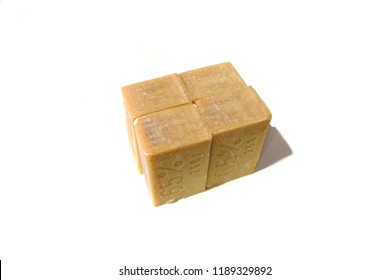 laundry soap on white background