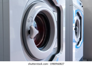 Laundry Washer Washing Linen Two Centrifuges Stock Photo 1980960827 ...