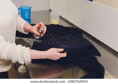 Similar – Caregiver checking blood pressure to a senior woman