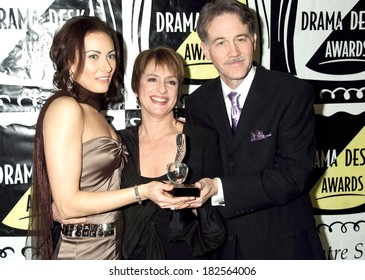 Laura Benati, Patti Lupone, Boyd Gaines Attending 53rd Annual Drama Desk Awards Ceremony, Laguardia High School At Lincoln Center, New York, May 18, 2008