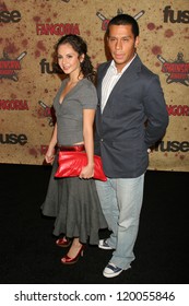 Laura Ortiz And David Ortiz At The Fuse Fangoria Chainsaw Awards. Orpheum Theatre, Los Angeles, CA. 10-15-06