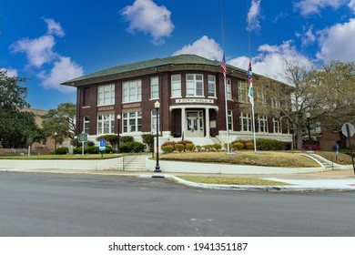 Laurel, MS - March 20, 2021: Laurel City Hall In Laurel, MS