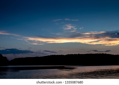 Laurel River Lake Just After Sunset.