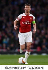 Laurent Koscielny Of Arsenal - Arsenal V Valencia, UEFA Europa League Semi Final - 1st Leg, Emirates Stadium, London (Holloway) - 2nd May 2019



