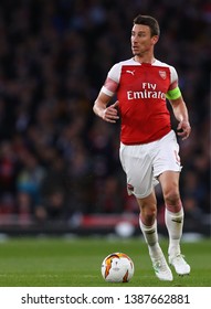 Laurent Koscielny Of Arsenal - Arsenal V Valencia, UEFA Europa League Semi Final - 1st Leg, Emirates Stadium, London (Holloway) - 2nd May 2019



