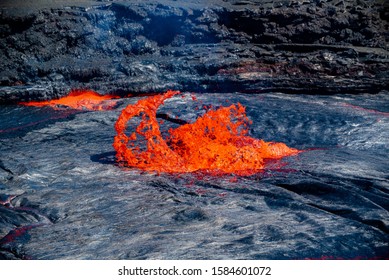 Lava Bubble At The Erta Ale