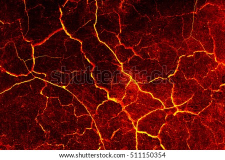 Lava crack cement wall background.