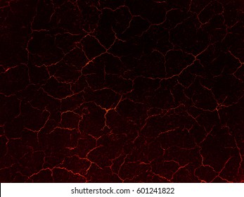 Lava Crack Ground Mud Textured Background             