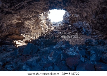 Lava Fields and Pacific Ocean View from Hawaii’s Big Island, USA – Volcanic Coastline Landscape
