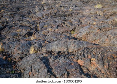 Lava Flow Field In Craters Of The Moon National Monument, Idaho, USA. The Monument Represents One Of The Best-preserved Flood Basalt Areas In The Continental US.