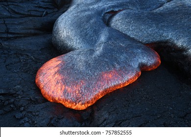 Lava Flow In Hawaii