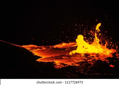 Lava Lake of Erta Ale volcano