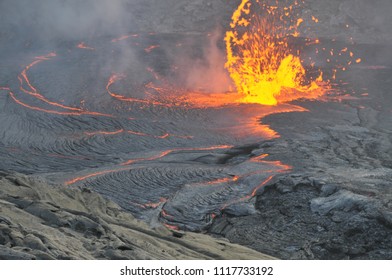 Lava Lake Of Erta Ale Volcano