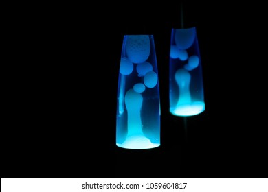 Lava Lamp. Abstract Isolated Composition