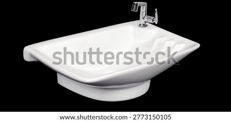 The Lava Multi-Purpose Basin is a versatile and compact wash solution, engineered to provide maximum utility in high-traffic commercial zones and space-conscious residential interiors. A premium vitreous china semi-recessed wash basin featuring a distinctive, asymmetrical 
