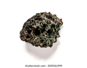 Lava Rock Isolated On A White Background