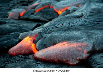 Laval Flows At Hawaii Volcano National Park