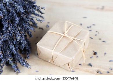 Lavender Bouquet With Hand Made Soap