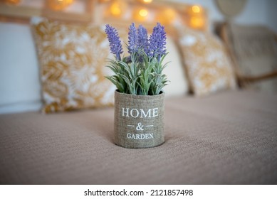 Lavender As A Decoration In The Bedroom Has A Romantic Air