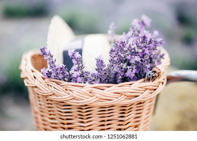 Lavender Flowers Basket Stock Photo 1251062881 | Shutterstock