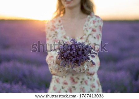 Similar – #A# Lavender girl