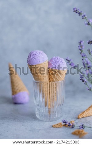 Similar – Image, Stock Photo No-churn ice cream