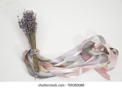 Lavender With Pastel Ribbon