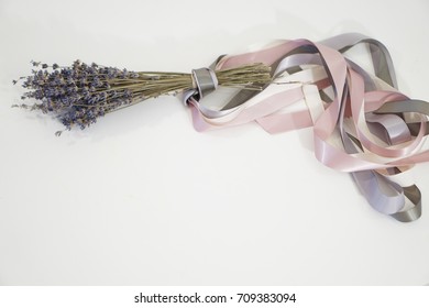 Lavender With Pastel Ribbon