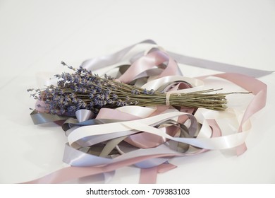 Lavender With Pastel Ribbon