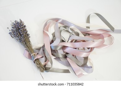 Lavender Tied With Ribbon